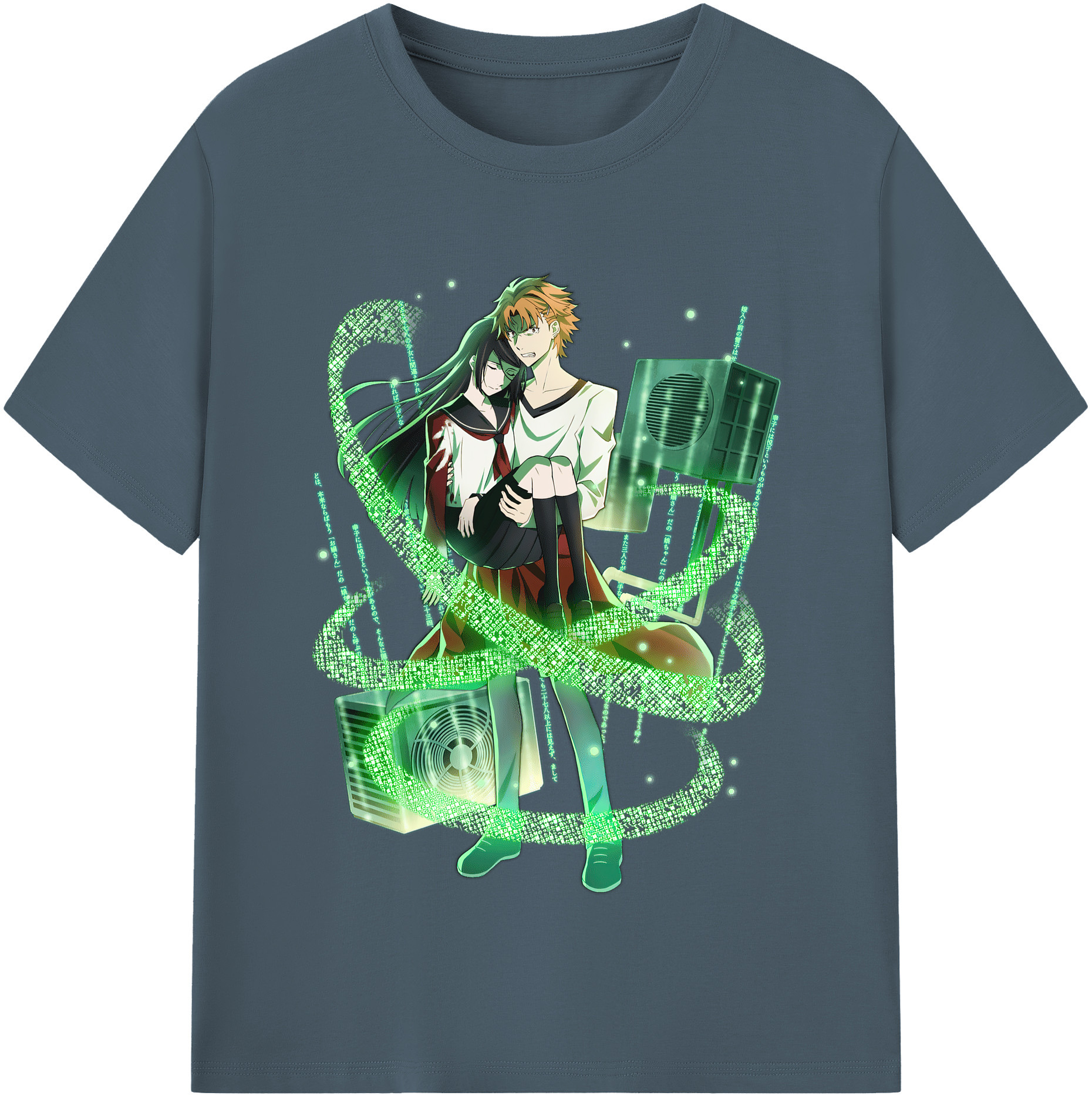 （画像用） 文豪ストレイドッグス Bungo Stray Dogs 綿100％半袖Tシャツ（フロントプリント）